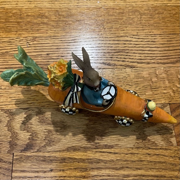 MacKenzie-Childs Captain Carrot Resin Easter  Decor - Picture 8 of 14
